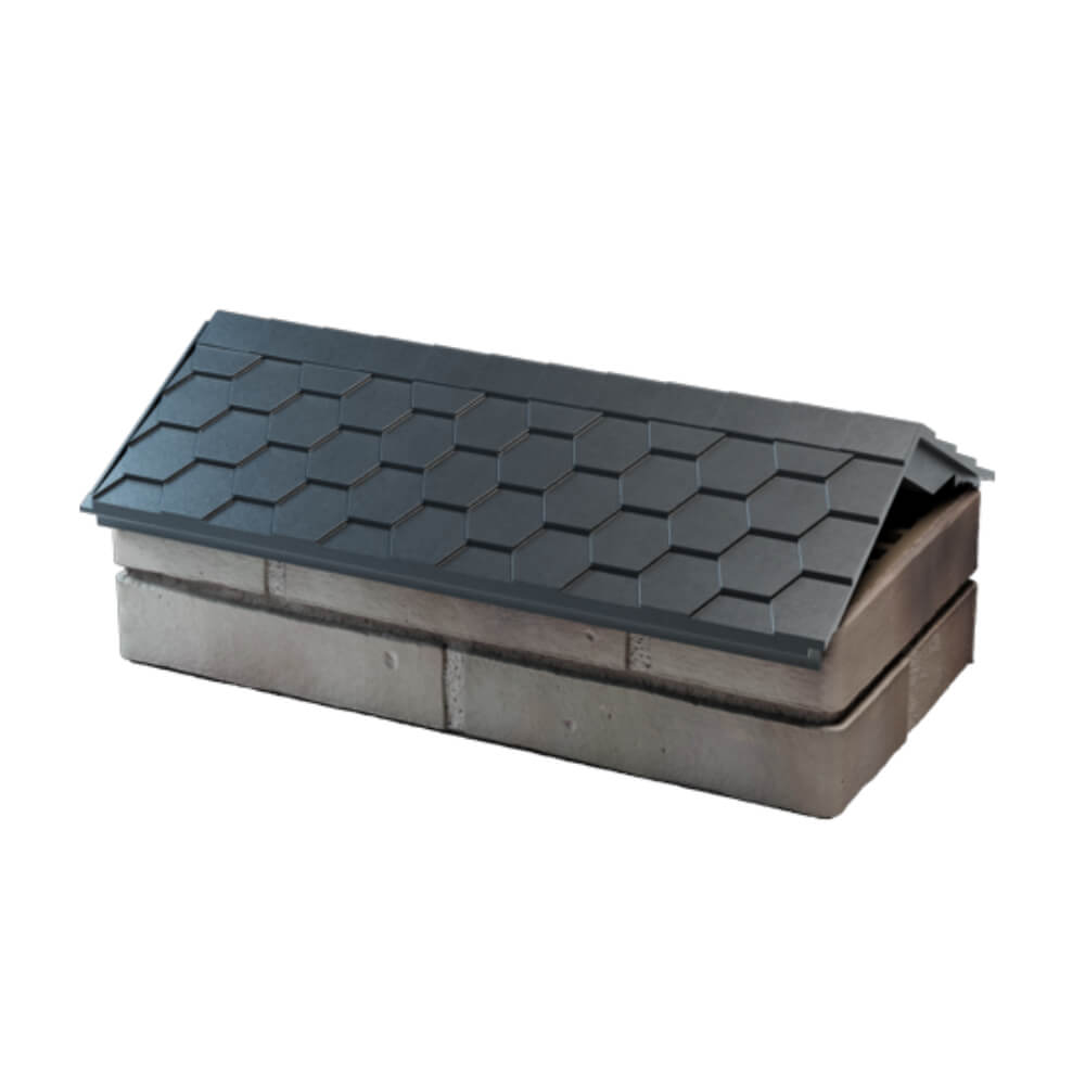 Парапет Zking Эверест Серый с посадкой на 1 кирпич (200/225/255мм) в Мытищах фото