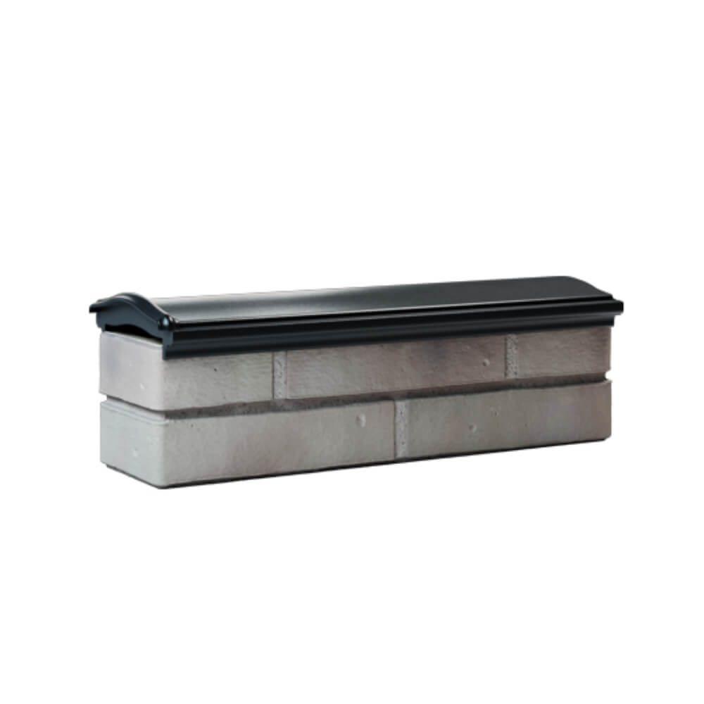 Парапет Zking Монблан Черный посадка на 0.5 кирпича (130мм) Мытищи фото