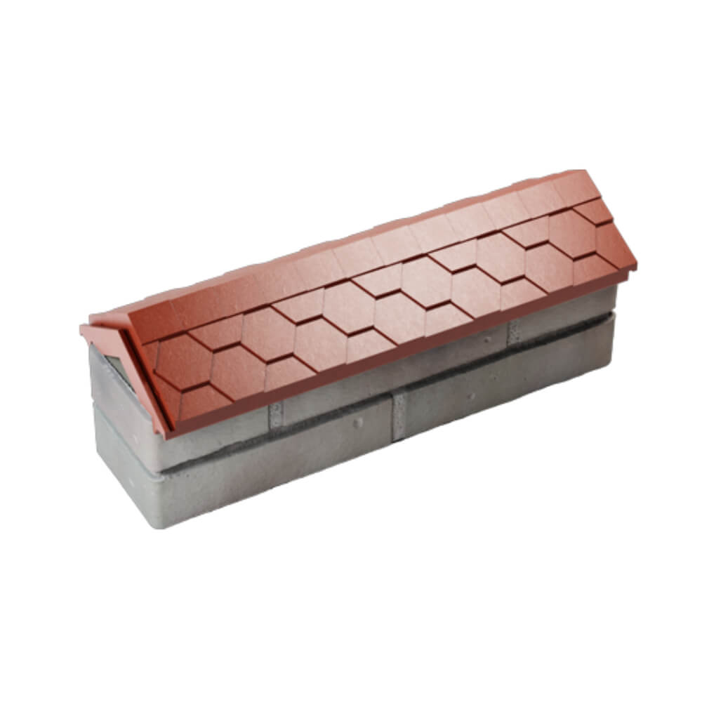 Парапет Zking Эверест Красный с посадкой на 0.5 кирпича (130мм) в Мытищах фото