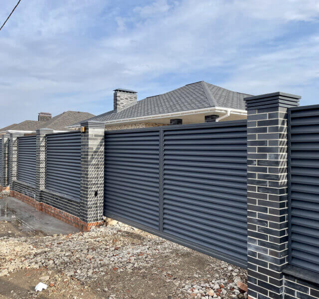 Колпак Zking Бона ХайТек Серый на столб 1.5х1.5 кирпича (385х385мм) в Мытищах фото