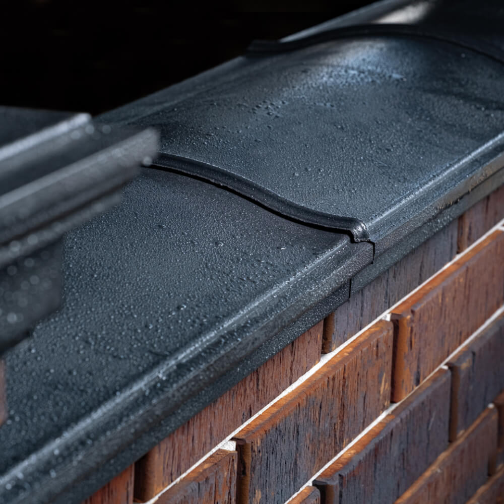 Парапет Zking Монблан Черный посадка на 0.5 кирпича (130мм) в Мытищах фото