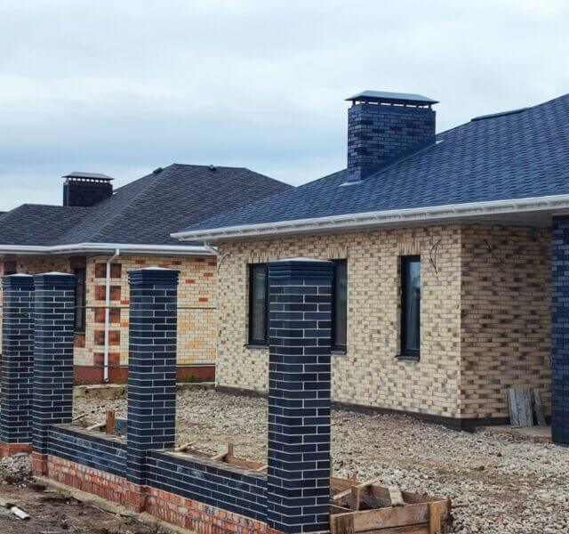 Колпак Zking Бона ХайТек Серый на столб 1.5х1.5 кирпича (385х385мм) в Мытищах фото