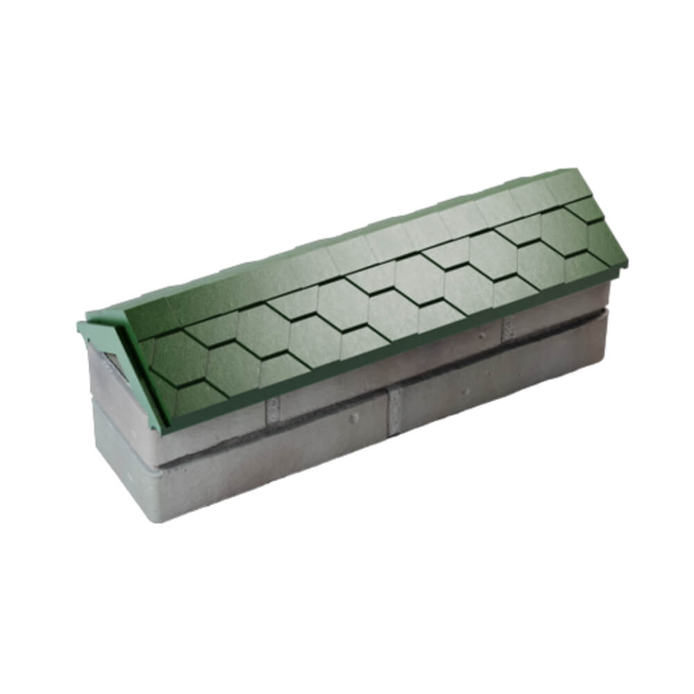 Парапет Zking Эверест Зеленый с посадкой на 0.5 кирпича (130мм) в Мытищах фото