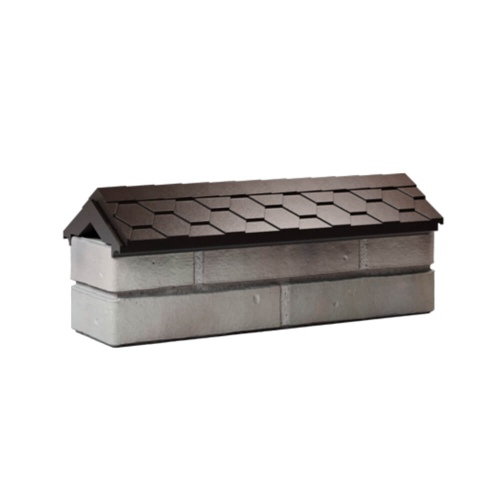 Парапет Zking Эверест Коричневый с посадкой на 0.5 кирпича (130мм) Мытищи фото