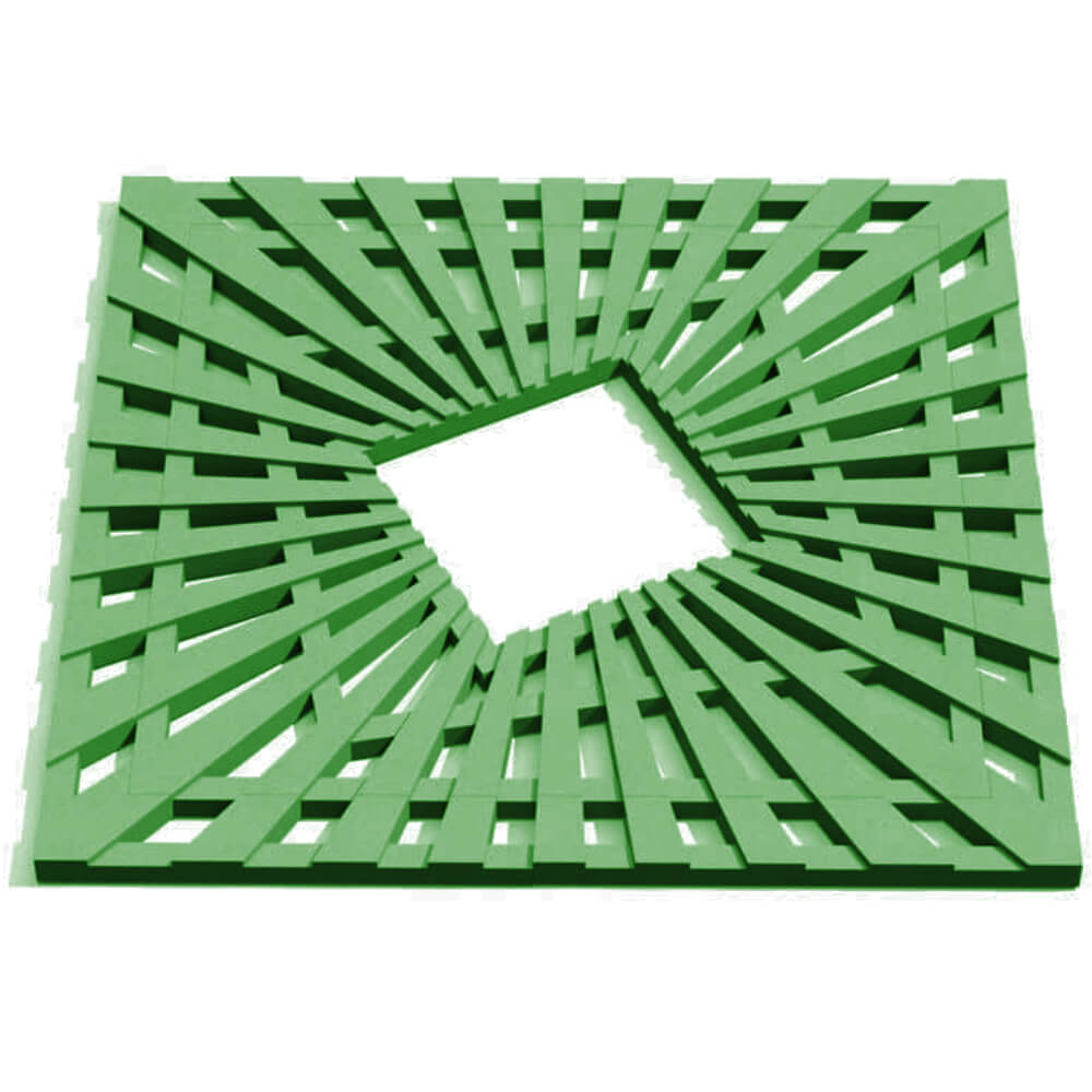 Приствольная решетка для дерева ZKING ATMOSPHERE 1.2х1.2м Зеленая Мытищи фото